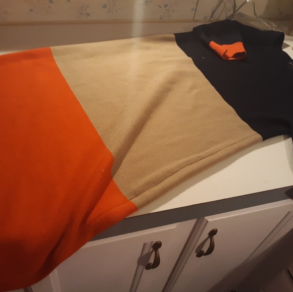 Never worn mod color block New Directions dress - Picture 3 of 4